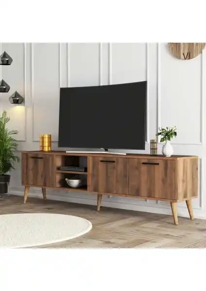 Mezza Exxen 180 cm Modern Ahşap Ayaklı TV Ünitesi Kullanıcı Yorumları ve Özellikleri