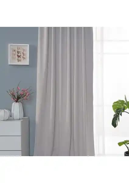 Miabella Home Blackout Güneşlik Perde Tek Kanat Siyah Renkli Yüksek Performanslı