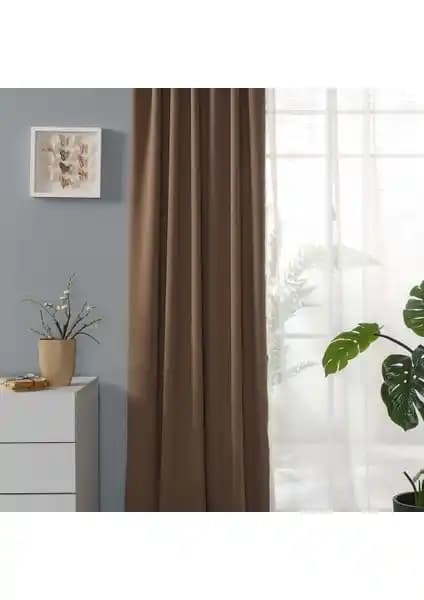 Miabella Home Mr.stock Blackout Güneşlik Fon Perde Tek Kanat - Yüksek Karartma ve Şık Tasarım