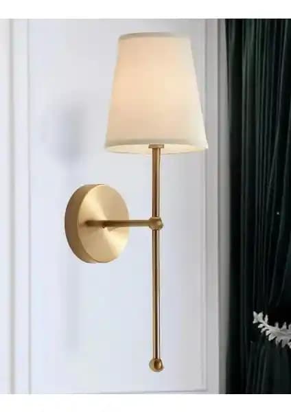 Milano Ay<dı>nlatma Modern Tasarım Duvar Aplikleri Eskitme Gold Renkli