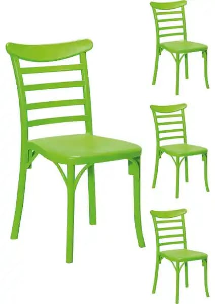 Mobetto Efes 4'lü Bahçe ve Balkon Sandalyesi Modern ve Dayanıklı Tasarım