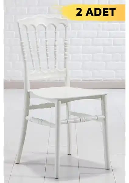 Mobetto Miray Beyaz Pratik Sandalye: Dayanıklı ve Estetik Tasarım ile Çok Yönlü Kullanım