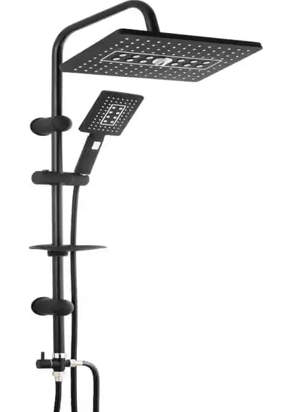 Moda Mix Singapur Siyah Robot Duş Seti Modern Tasarım ve Fonksiyonellik Bir Arada