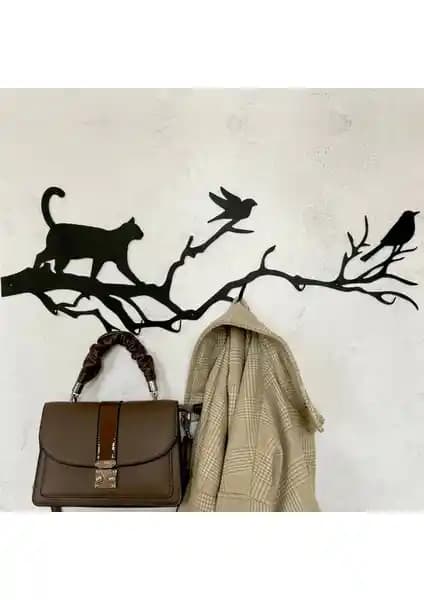 Modern ve Dayanıklı Metal Duvar Askısı Portmanto Entegre Tasarım ve Uzun Ömür İçin