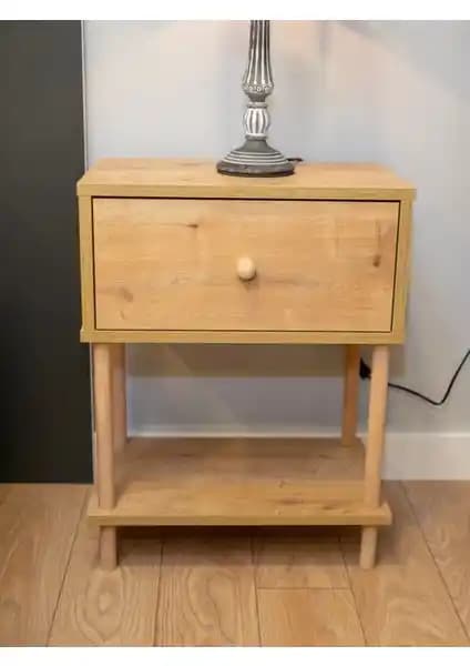 Modern ve Şık Peka Düşer Kapaklı Komodin: Dayanıklı ve Estetik Yatak Odası Aksesuarı