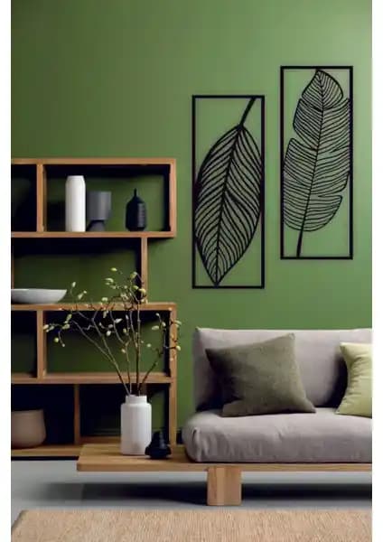 Modern ve Şık Yaprak Dekoratif Duvar Süsü ile Ev Dekorasyonunuzu Yenileyin