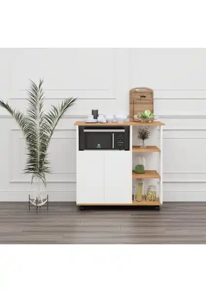 Moka Park AVM Bozlale Mikrodalga Fırın Dolabı Modern ve Fonksiyonel Tasarım