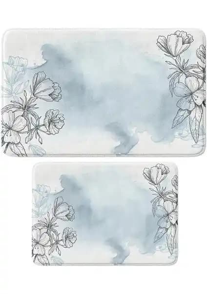 Monnhein 2'li Takım Banyo Paspası Güvenlik ve Estetik İçin Uygun Bir Seçenek