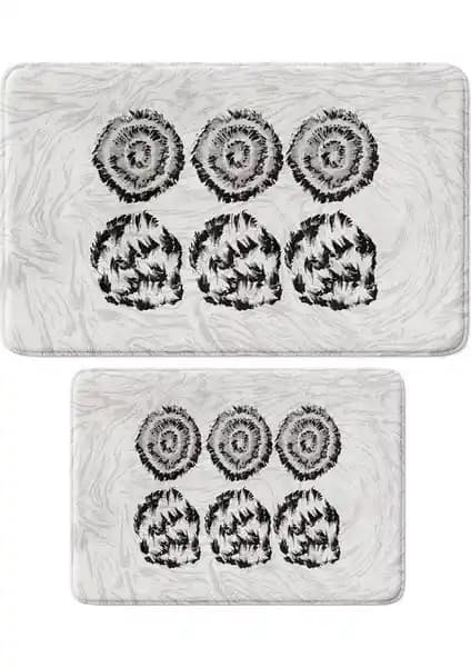 Monnhein İki'li Banyo Paspası Seti Güvenli ve Estetik Tasarımıyla Öne Çıkar