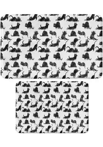 Monnhein Mikrofiber 2'li Banyo Paspası Güvenlik ve Estetik İçin Uygun Seçenek