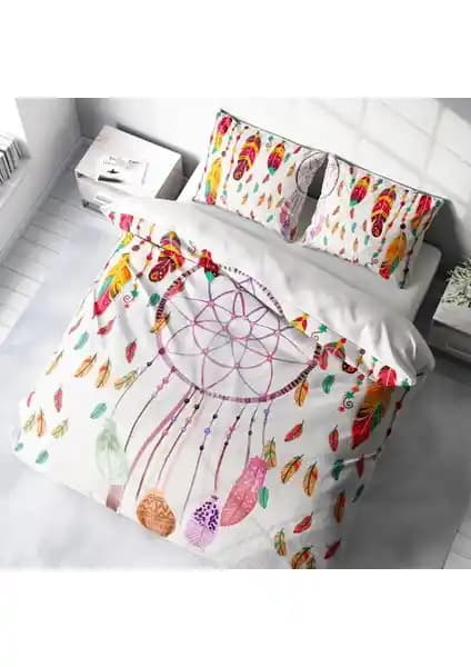 MonoHome Catchers 3D Pamuk Saten Çift Kişilik Nevresim Takımı Kaliteli ve Şık Tasarım