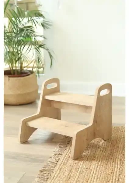 Montessori Yükseltici Tabure Çocuklar İçin Güvenli ve Pratik Tasarım 80 Karakter