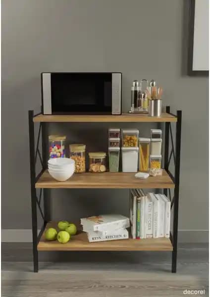 Morpanya Arose Metal Tekli Mutfak Rafı: Geniş Depolama ve Estetik Tasarım