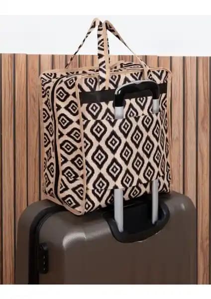 Morport 6 Bölmeli Desenli Ayakkabı Hurcu Seyahatleriniz İçin Pratik ve Şık Saklama Çözümü