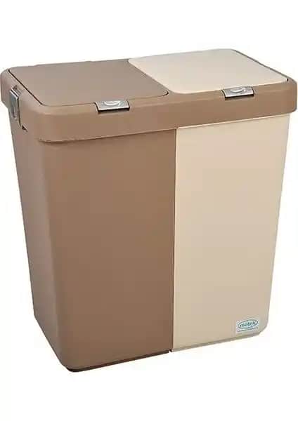 Motek 2'li Dokunmatik Kirli Çamaşır Sepeti: Modern ve İşlevsel Tasarım Özellikleri