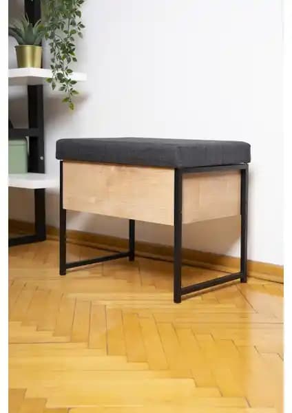 Mudesa Sandıklı Puf Oturaklı Ayakkabılık: Şık ve Fonksiyonel Ev ve Ofis Kullanımı İçin