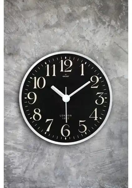 Muyika Design Kiely Mıknatıslı Siyah Buzdolabı Saati ile Modern ve Pratik Mutfak Dekorasyonu