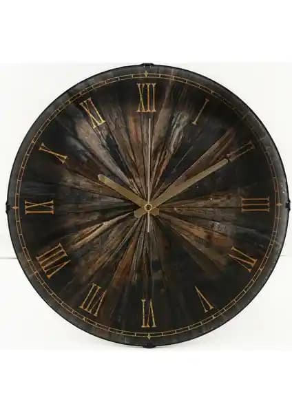 Muyika Oscurita Antica Oval Duvar Saati Dekorasyon ve Şıklık Sunan Modern Tasarım