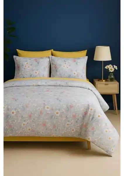 My Story Daisy Tek Kişilik Lastikli Nevresim Takımı Konfor ve Estetik Birlikteliği