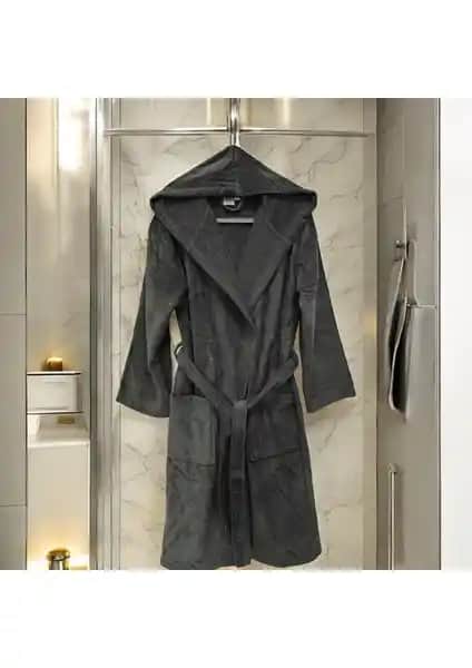 MySoft Home Kadife Kapüşonlu Bornoz: Yüksek Konfor ve Şık Tasarım Özellikleri