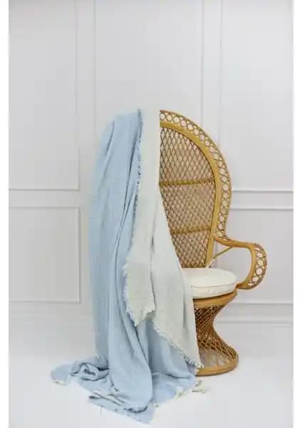 Natural Meet Maya Çift Yönlü Pamuk Müslin Yatak Örtüsü - Estetik ve Fonksiyonel Tasarım