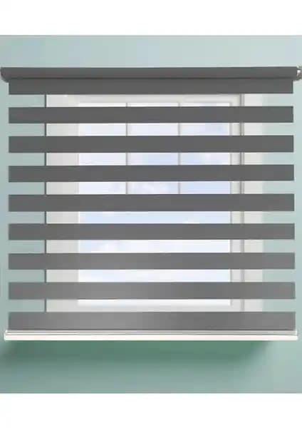 NetworkAvm Antrasit Düz Zebra Stor Perde: Modern ve Dayanıklı Tasarım Çözümüdür