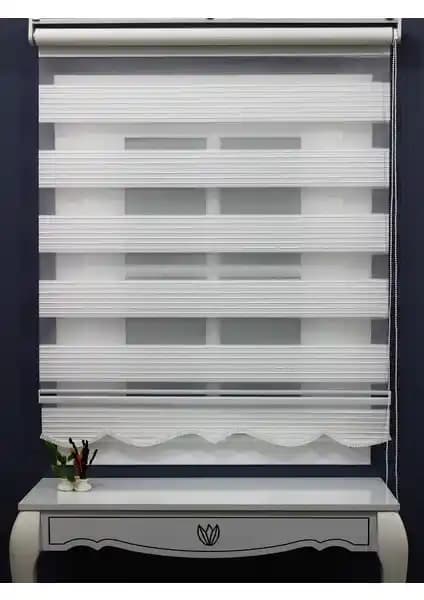 NetworkAvm Beyaz Geniş Pliseli Zebra Stor Perde Etek Dili̇mli Ürün İncelemesi ve Kullanım Rehberi