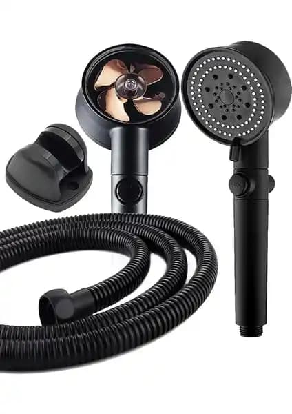 Ni Deir Turbo Pervaneli 5 Fonksiyonlu Duş Başlığı: Dayanıklı ve Çok Fonksiyonlu Modern Tasarım