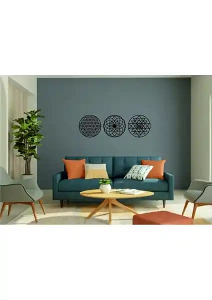 Numa Concept Yaşam Çiçeği Sri Yantra MDF Duvar Dekoru Modern ve Spiritüel Tasarım