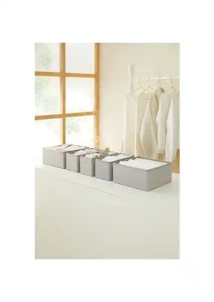 Ocean Home Textile 6'lı Gri Çekmece İçi Dolap Düzenleyici Seti Detaylı İnceleme ve Kullanım Alanları