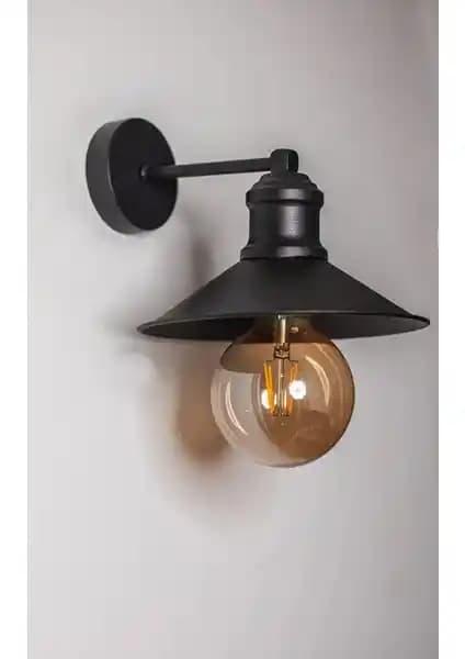 Ömür Avize Retro Siyah Duvar Lambası Aplik: Modern ve Şık Tasarım Çözümü