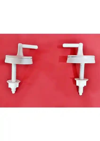 On2 Plastik Ayarlı Klozet Kapağı Montaj Vidası Seti Güvenli ve Kolay Kurulum İçin