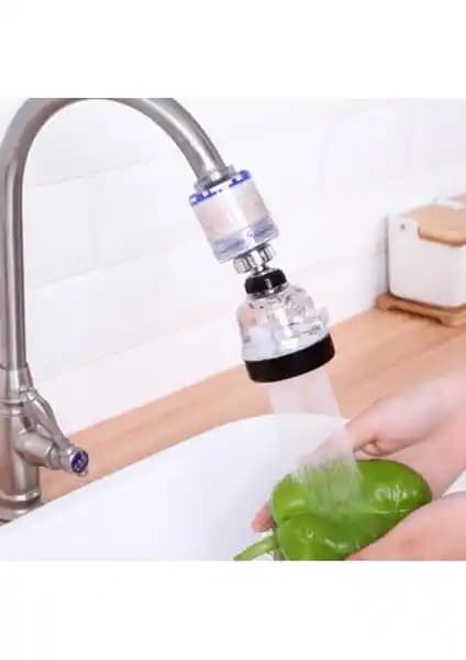 Optana Su Arıtmalı 3 Fonksiyonlu Döner Musluk Başlığı ile Hijyen ve Konfor Artırın