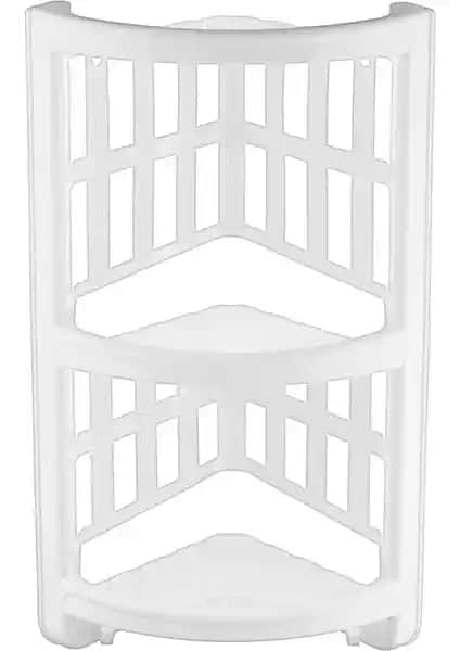 Organizers Banyo Köşeliği Beyaz: Çok Amaçlı ve Pratik Depolama Çözümü