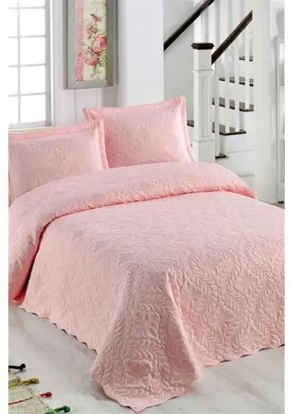 Örtüm Sarmaşık Çift Kişilik Düz Renk Yatak Örtüsü Takımı - Modern ve Şık Tasarım