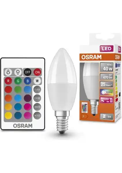 Osram Led 4.9 W RGBW E14 Akıllı Ampul ile Modern ve Enerji Verimli Aydınlatma Çözümü
