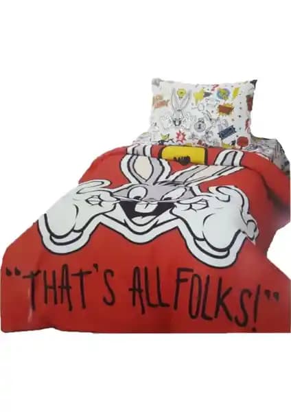 Özdilek Bugs Bunny Smile Tek Kişilik Nevresim Takımı Çocuklar İçin Konfor ve Eğlence Sağlar