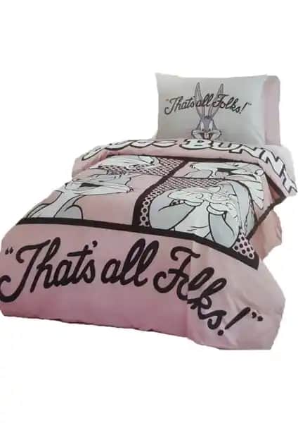 Özdilek Bugs Bunny Tek Kişilik Nevresim Takımı: Çocuklar İçin Eğlenceli ve Konforlu Uyku Seti