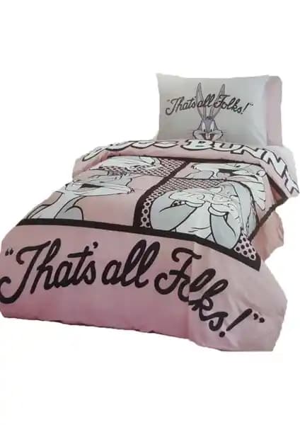 Özdilek Bugs Bunny Tek Kişilik Nevresim Takımı: Çocuklar İçin Eğlenceli ve Konforlu Uyku Seti