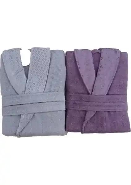 Özdilek Camellia Happy Aile Bornoz Seti: Modern ve Yumuşak Pamuklu Ev Konforu Ürünü