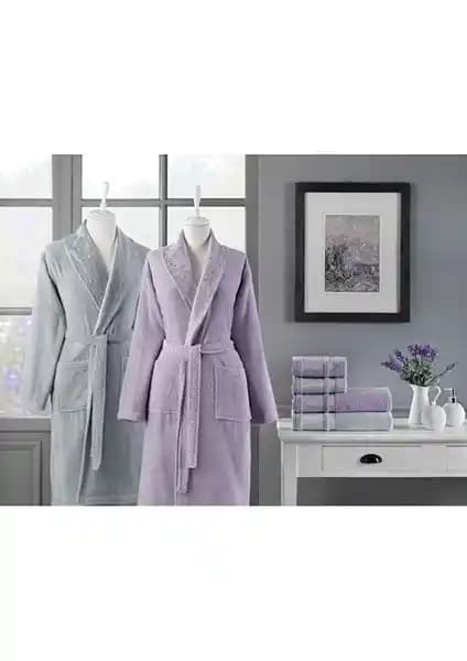 Özdilek Dory Lila Gri Aile Seti Konfor ve Estetiği Bir Arada Sunar