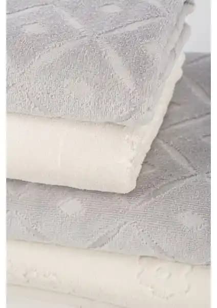 Özdilek Mayra Kadife Aile Havlu Seti: Yüksek Kalite ve Şıklık Sunan Konforlu Banyo Koleksiyonu