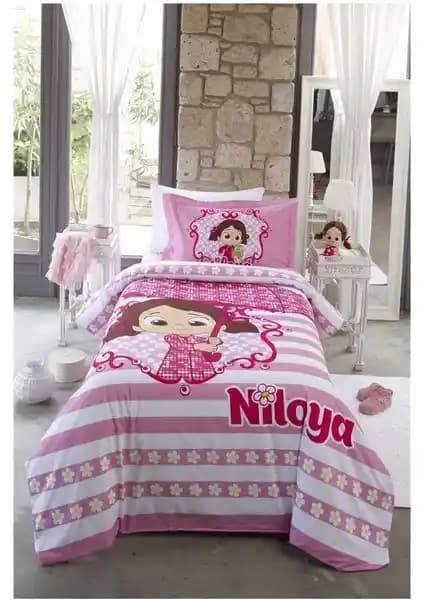 Özdilek Niloya Yağmur Tek Kişilik Nevresim Takımı Çocuklar İçin Renkli ve Konforlu Uyku Çözümü