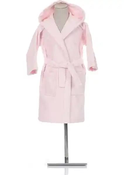 Özdilek Pembe 15 Yaş Çocuklar İçin Pamuklu Bornoz Yüksek Kalite ve Konfor Sağlar