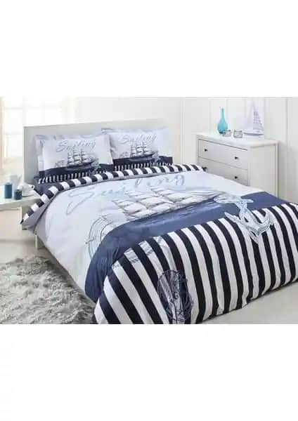 Özdilek Sailing Voyage Tek Kişilik Nevresim Takımı: Şık ve Konforlu Yatak Dekorasyonu