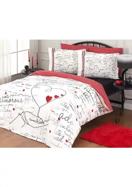 Özdilek Sevgililer Günü Özel Nevresim Takımı: Romantik ve Şık Yatak Dekorasyonu