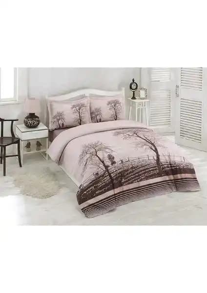 Özdilek Tek Kişilik Ranforce Nevresim Takımı Wood Kahve Şıklığı ve Konforu Bir Arada