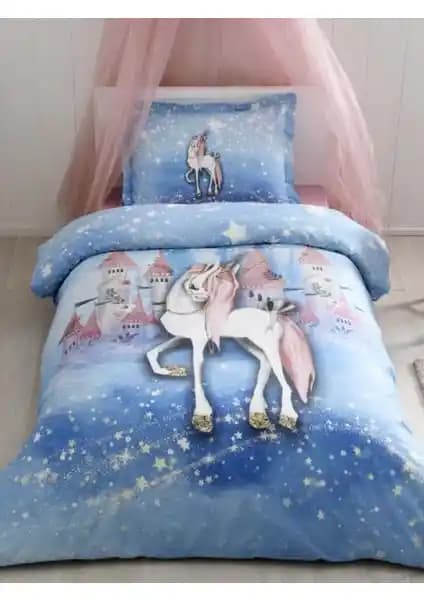 Özdilek Unicorn Dream Fosforlu Tek Kişilik Nevresim Takımı Yatak Odası İçin Estetik ve Konforlu Tasarım