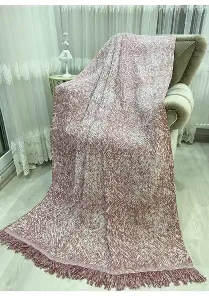 Özlü Home Lüks Pamuklu Koltuk ve Çekyat Örtüsü Kiremit Rengi Şıklık ve Koruma Sağlar