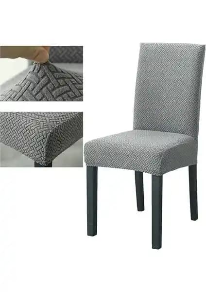 Özmakan Yüksek Kaliteli Gri Sandalye Kılıfı: Dayanıklı ve Şık Dekorasyon Çözümü